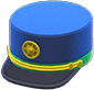 Blue conductor's cap