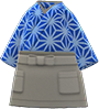 Blue zen uniform