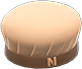 Brown cook cap with logo