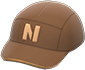 Brown fast-food cap