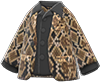 Brown python-print jacket