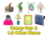 Bunny Day & 1.9 Other Items
