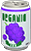 Canned grape juice