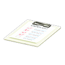 Clipboard|To-do list Paper White