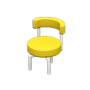 Cool chair|Yellow Fabric color White