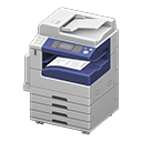 Copy machine|Text document Printed paper White