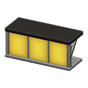 Counter table|Yellow & black