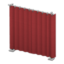 Curtain partition|Red Curtains Silver