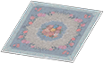 Elegant blue rug