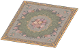 Elegant brown rug
