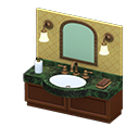 Fancy bathroom vanity|Ornate