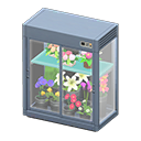 Flower display case|Silver