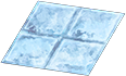 Frozen floor tiles