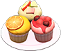 Fruit cupcakes