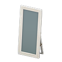 Full-length mirror|White