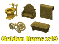 Golden Items x19