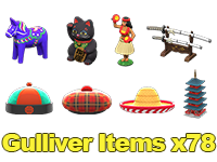 Gulliver Items x78