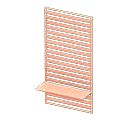 Medium wooden partition|Pink wood
