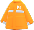 Orange delivery jacket