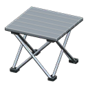 Outdoor folding table|Silver Tabletop color Silver