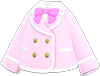 Pink school uniform with ribbon