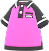 Pink shop uniform shirt