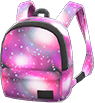 Pink spacey backpack