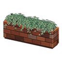 Plant partition|Red brick
