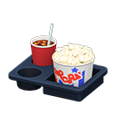 Popcorn snack set|Vivid colors Popcorn bucket Salted & iced coffee