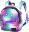 Purple spacey backpack