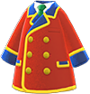 Red conductor's jacket