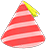 Red tiny party cap
