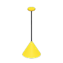 Simple shaded lamp|Yellow