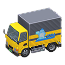 Truck|Refrigerated truck Logo Yellow