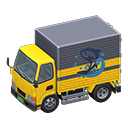 Truck|Seafood company Logo Yellow