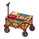 Utility wagon|Yellow Fabric color Red