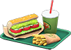 Veggie sandwich set