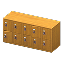 Wooden locker|Natural