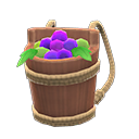 grape-harvest basket (Brown)