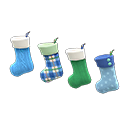 set of stockings|sky blue