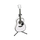 Acoustic Guitar White