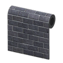 Black-brick Wall