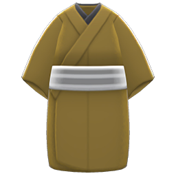 Casual Kimono Mustard