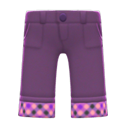 Cuffed Pants Purple