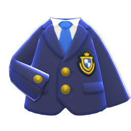 Emblem Blazer Navy blue