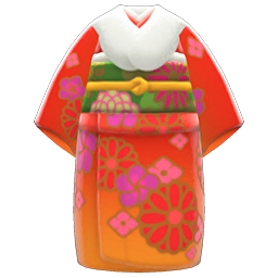 Fancy Kimono Vermilion