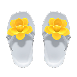 Flower Sandals Yellow