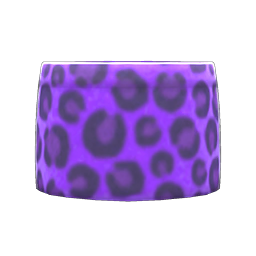 Leopard Miniskirt Purple