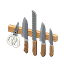 Magnetic Knife Rack Wooden