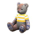 Mama Bear Tweed / Yellow stripes